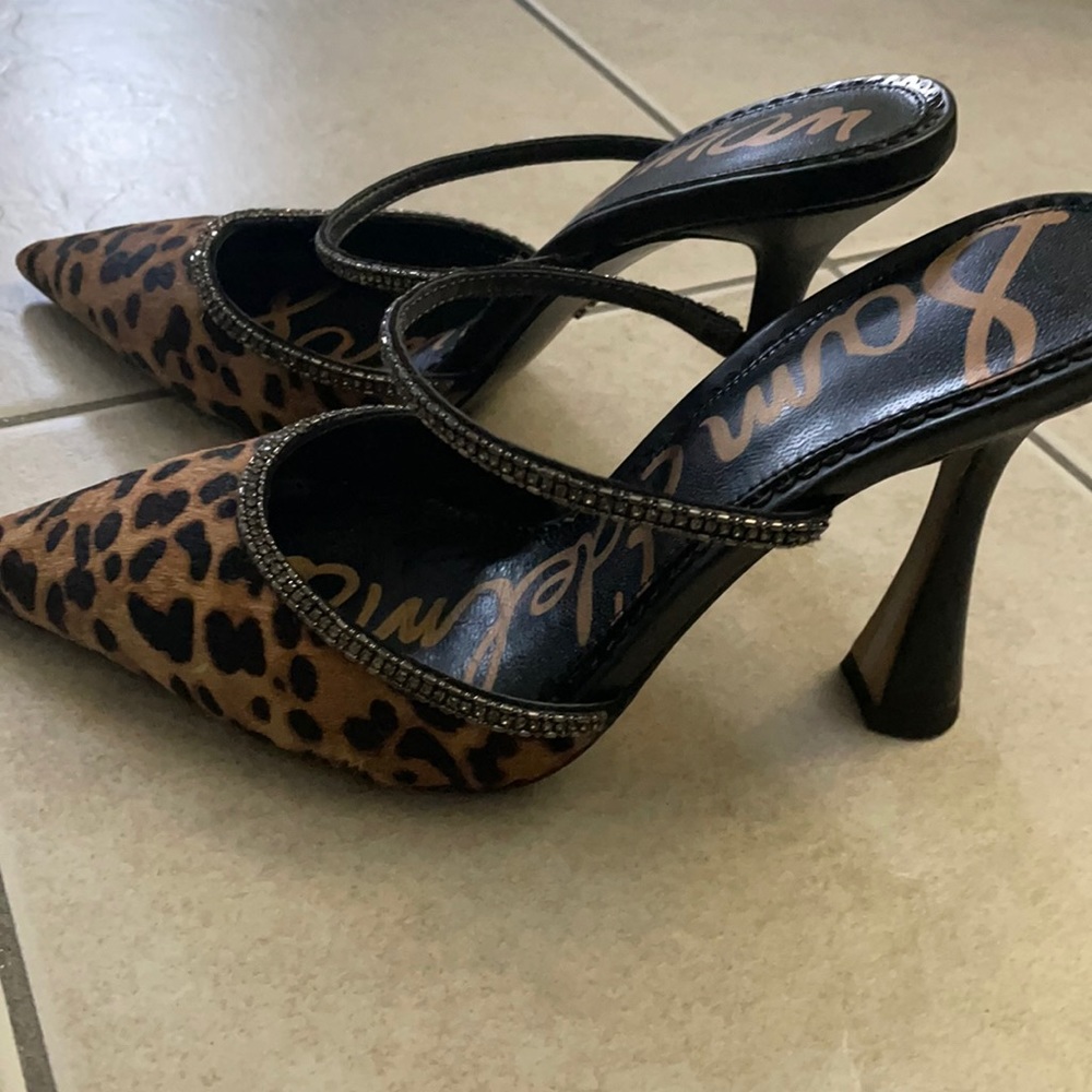 Leopard print heels